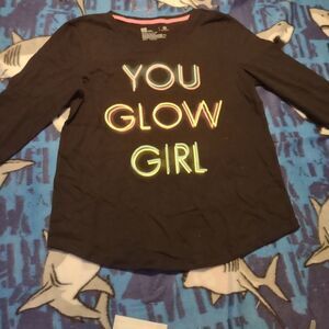 You Glow Girl Tee - Size: girls plus Large - (0226)